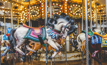 Photo of old carousel