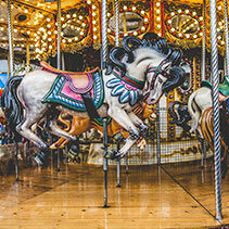 Photo of historic carousel & museum